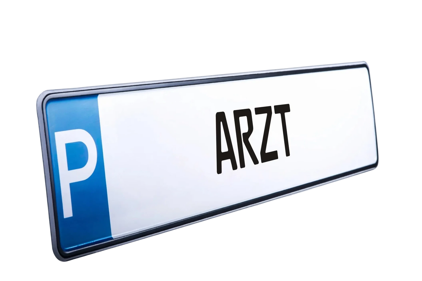 Parkplatz-Kennzeichen mit Aufschrift ARZT