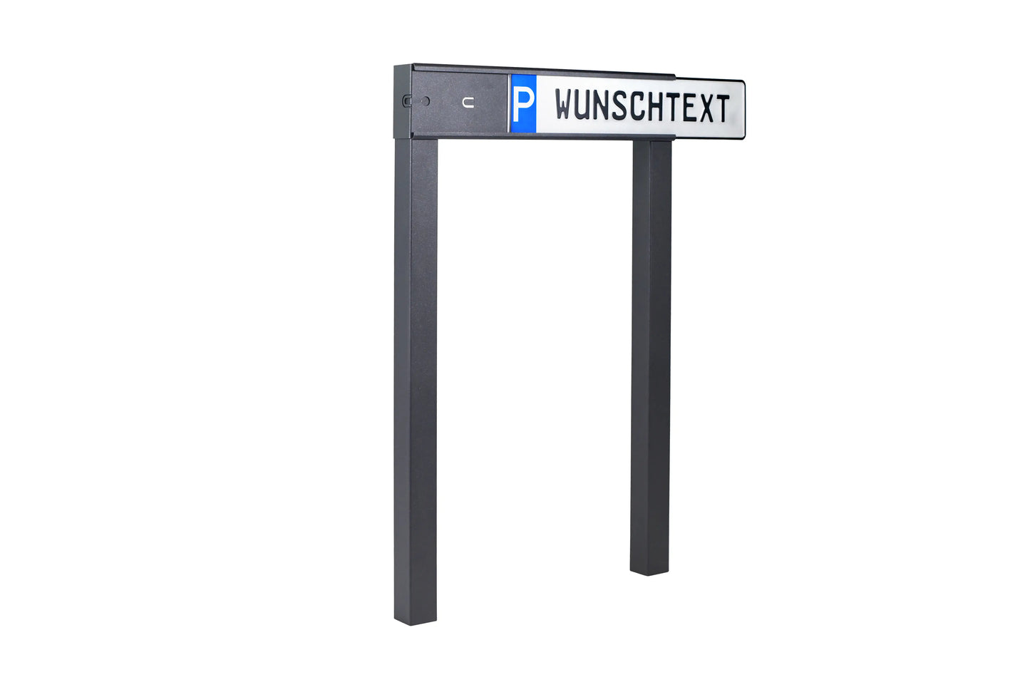 Parkplatz-Kennzeichen Halterung mit Aufschrift Wunschtext