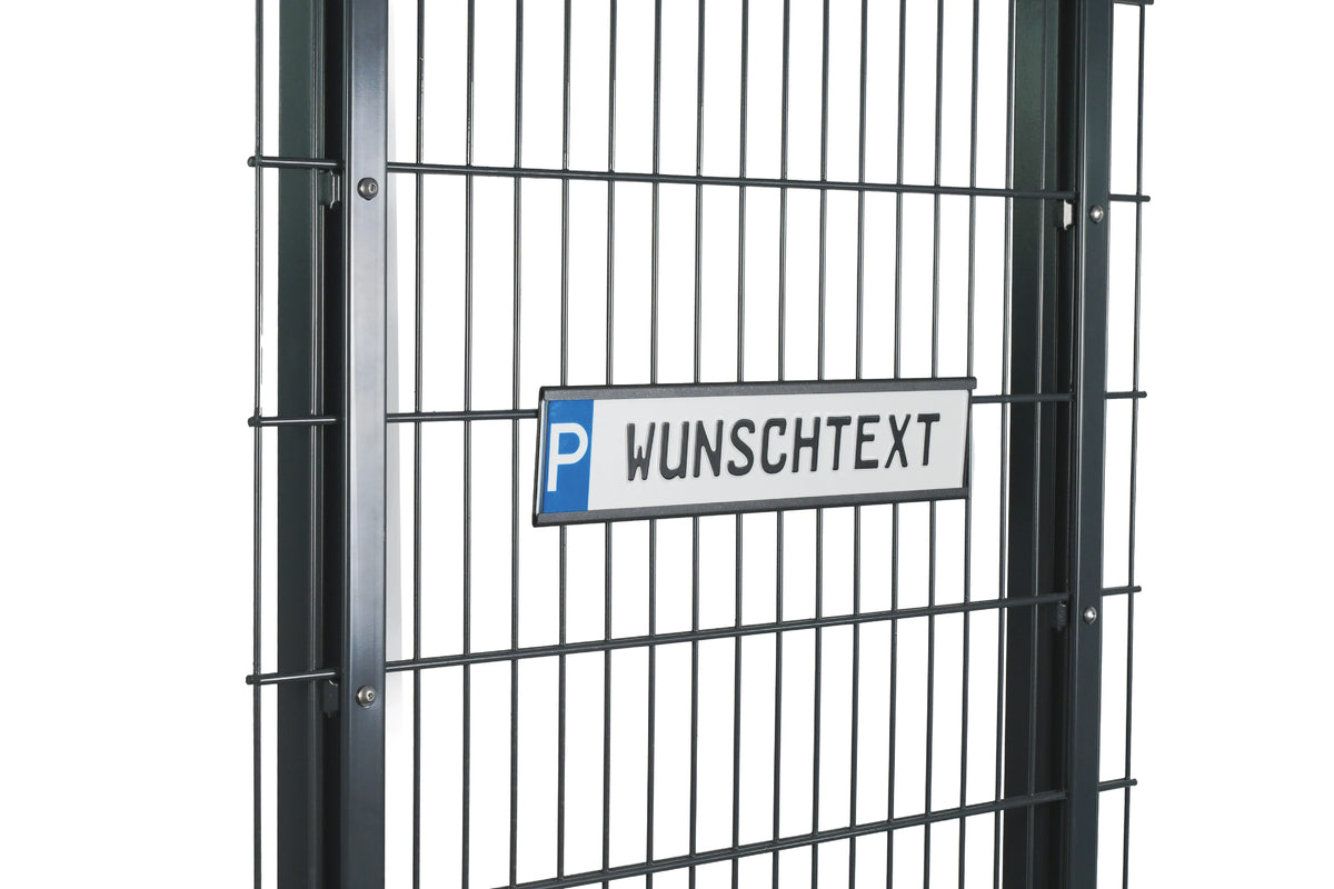 SCHMIDT security tools Parkplatzschild mit Pfosten & Halterung SCHMIDT security tools Parkplatzschild mit Pfosten & Halterung